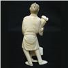 Image 3 : Early  20th C. carved ivory figurine of a