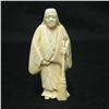 Image 1 : Early 20th C. carved ivory figurine of a m