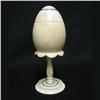 Image 1 : Early 20th C. ivory sewing egg and needle