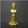 Image 1 : Miniature gilt bronze bust of Napoleon wea