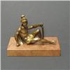 Image 1 : Miniature French bronze figure of a reclin