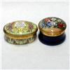 Image 1 : Two Halcyon Days Enamels boxes including m