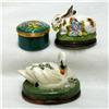 Image 1 : Three Halycon Days Enamels boxes including