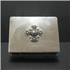 Image 1 : Sterling silver box; hinged lid with sterl