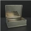 Image 2 : Sterling silver box; hinged lid with sterl