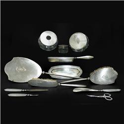 La Pierre Mfg. Co. twelve piece sterling s