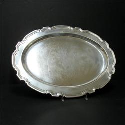 Tiffany & Co. sterling silver oval platter