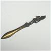 Image 2 : Brass letter opener with standing Native A