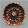 Image 1 : Redware turk's head mold with open horn; 1