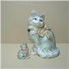 Image 1 : Hubley cast iron cat doorstop and a miniat