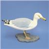 Image 1 : Hand carved and painted seagull; signed on