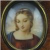 Image 3 : Miniature oil on celluloid portrait of Mad