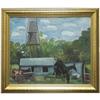 Image 1 : Paul Froelich oil on canvas; farm scene; s