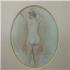Image 2 : Raphael Soyer color pencil on paper; femal