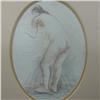 Image 2 : Raphael Soyer color pencil on paper; femal