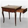 Image 2 : Louis XV style inlaid game table with lock