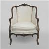 Image 2 : Pair of Louis XV style walnut bergere chai