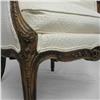 Image 4 : Pair of Louis XV style walnut bergere chai