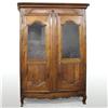 Image 1 : Louis XV style walnut wardrobe; overhangin