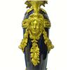 Image 3 : French bronze dore and cobalt porcelain la