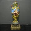 Image 3 : A pair of Maiolica pottery lamps in handle