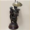 Image 1 : Spelter double figural lamp "Offre Galante