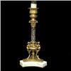 Image 1 : Champleve and bronze dore column lamp; thr