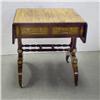 Image 2 : Neo Classical black walnut veneer table wi