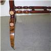 Image 3 : Neo Classical black walnut veneer table wi