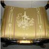 Image 3 : Gilt and painted curule chair with foliate