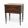 Image 1 : Poplar Federal two drawer work table; each