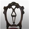 Image 2 : Pair of walnut Victorian side chairs with