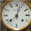 Image 3 : French carriage clock; brass case with bev