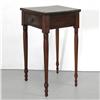 Image 1 : Tiger maple Federal one drawer stand; squa