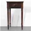 Image 2 : Tiger maple Federal one drawer stand; squa