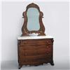 Image 2 : Walnut Victorian highback bed and matching