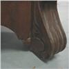 Image 4 : Walnut Victorian highback bed and matching