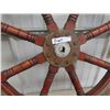 Image 5 : Ship Steering Wheel Wood & Cast- Wheel Handles 44" RD
