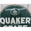 Image 5 : Quaker State Motor Oil Sign - Metal 2 Sided 29" x 26.5"