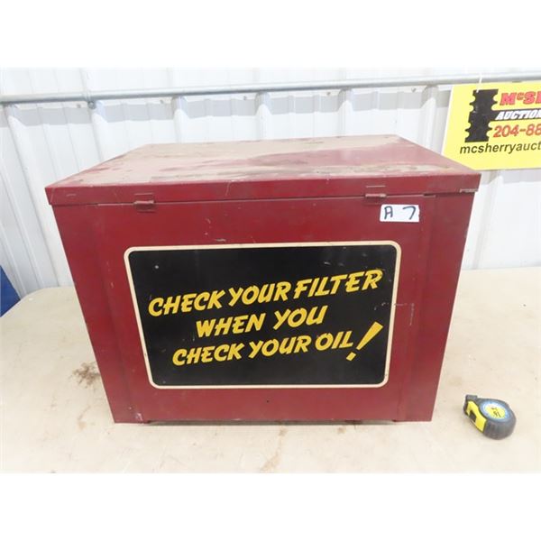 Metal Wix OIl Filter Cabinet 18" x 24" x 17.5"