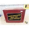 Image 1 : Metal Wix OIl Filter Cabinet 18" x 24" x 17.5"