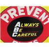 Image 3 : Metal Imperial Tobacco Prevent Fires Sign 15" X 17"