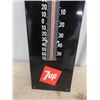 Image 3 : Metal 7 Up Thermometer 20" H x 5 W