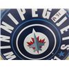 Image 2 : Modern Metal Wpg Jets Sign 16" RD