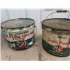 Image 2 : 3 BA Pails 1) 5 Gal Gear OIl 1)25LB Grease  1) 25 Gal ?? Grease