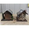 Image 3 : 2 - Quality Detailed Bird Houses- Hand Crafted with Opening Doors for Cleaning - Makes a Beautiful G