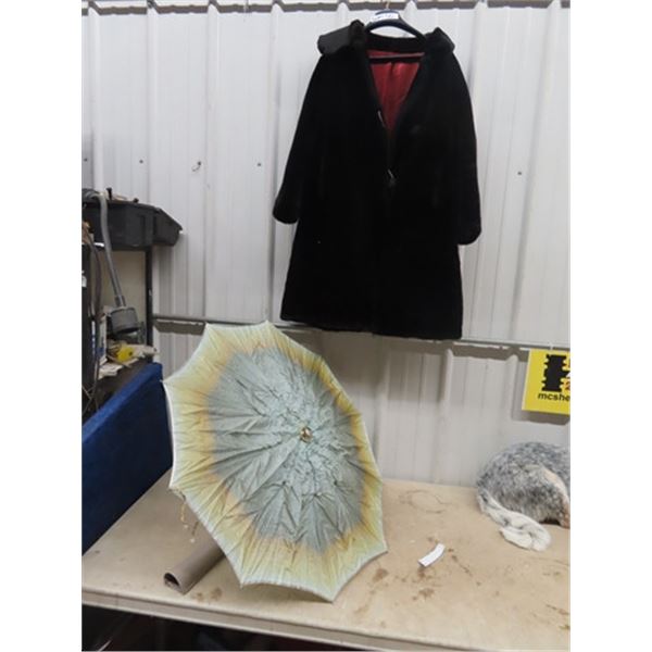 Ladies Winter Jacket & Umbrella