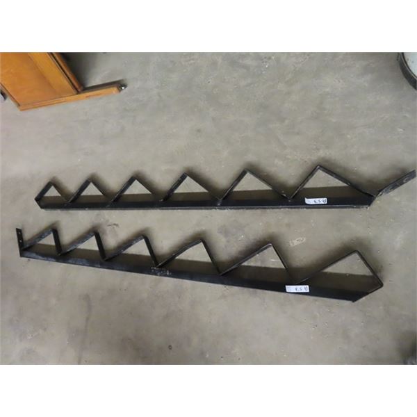 2 Metal Stair Risers 6' L