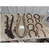 Image 1 : 8 Horse Shoes & 2 Set of Haimes