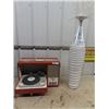 Image 1 : Fonovox Record Player & Modern Vase 39" T